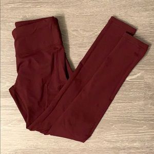 90 Degree Yoga Pants! Maroon!